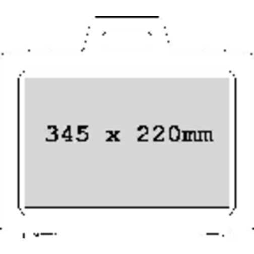Promotion-Case 'Basic' , weiss, Kunststoff, 43,00cm x 9,00cm x 38,00cm (Länge x Höhe x Breite), Bild 4