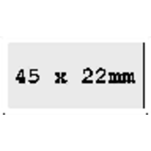 Magnet 'Rechteck Maxi' , standard-gelb, Kunststoff, 5,00cm x 0,70cm x 2,60cm (Länge x Höhe x Breite), Bild 3