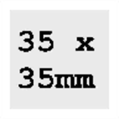 Magnet 'Quadrat' , weiss, Kunststoff, 4,20cm x 0,70cm x 4,20cm (Länge x Höhe x Breite), Bild 3