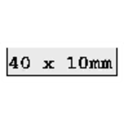 Magnet 'Oblong Mini' , standard-gelb, Kunststoff, 4,50cm x 0,90cm x 1,50cm (Länge x Höhe x Breite), Bild 2