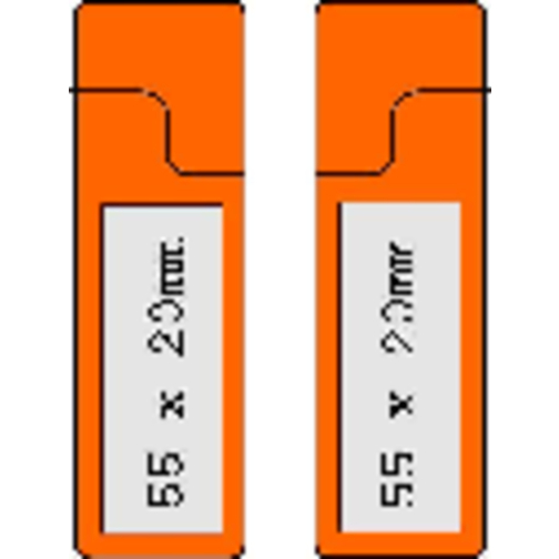 Dose 'Zig-Box' , standard-rot, Kunststoff, 6,50cm x 9,50cm x 2,80cm (Länge x Höhe x Breite), Bild 6
