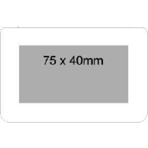 Universalbox 'Mini' , transparent-milchig, Kunststoff, 10,10cm x 1,10cm x 6,70cm (Länge x Höhe x Breite), Bild 3