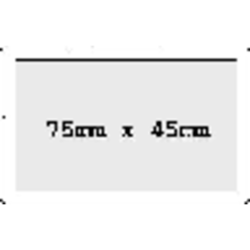Mint-Spender 'Rechteck' , weiss, Kunststoff, 8,50cm x 0,80cm x 5,50cm (Länge x Höhe x Breite), Bild 2