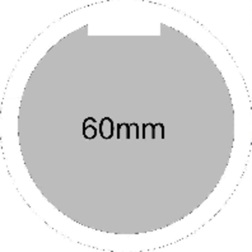 Mint-Spender 'Rund' , weiß, Kunststoff, 0,90cm (Höhe), Bild 3
