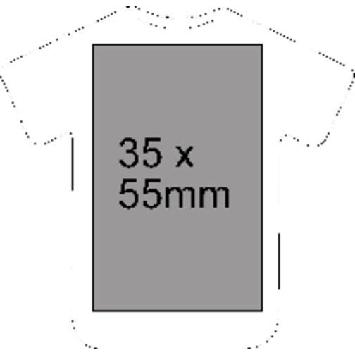 Mint-Spender 'Trikot' , weiß, Kunststoff, 7,40cm x 0,90cm x 7,00cm (Länge x Höhe x Breite), Bild 2