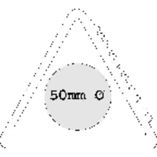 Eiskratzer 'Dreieck' , weiß, Kunststoff, 12,00cm x 0,30cm x 11,60cm (Länge x Höhe x Breite), Bild 3