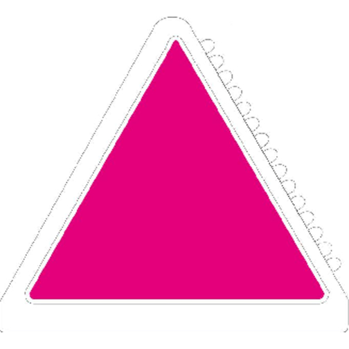 Eiskratzer 'Dreieck' , standard-gelb, Kunststoff, 12,00cm x 0,30cm x 11,60cm (Länge x Höhe x Breite), Bild 5