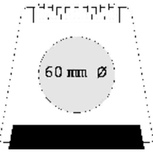 Eiskratzer 'Logo' , weiß, Kunststoff, 11,40cm x 0,30cm x 12,00cm (Länge x Höhe x Breite), Bild 3