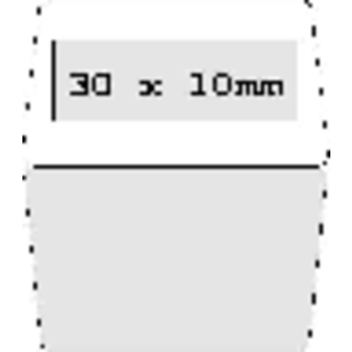 Standlupe 'Mikro' , weiss, Kunststoff, 3,90cm x 4,30cm x 3,90cm (Länge x Höhe x Breite), Bild 3