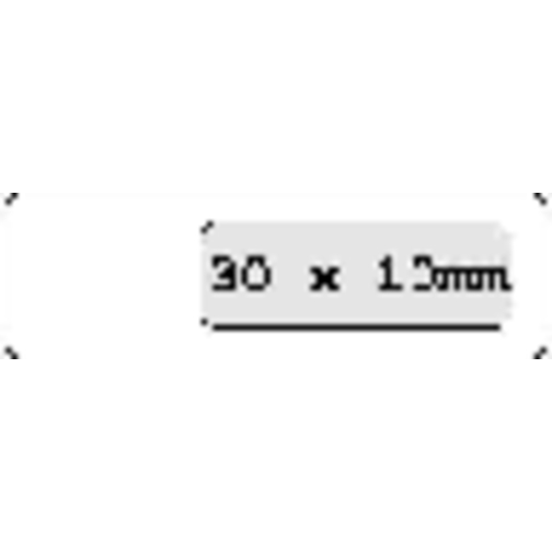 Lupe 'Double 3 X/6 X' , weiß, Kunststoff, 8,20cm x 1,30cm x 3,50cm (Länge x Höhe x Breite), Bild 3