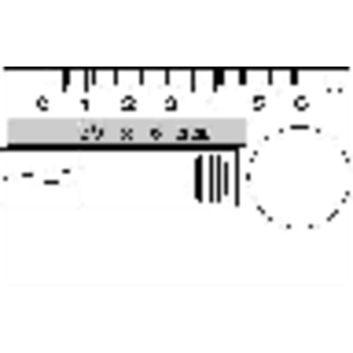 Reifenprofilmesser 'Card' , weiß, Kunststoff, 8,20cm x 0,40cm x 5,10cm (Länge x Höhe x Breite), Bild 4