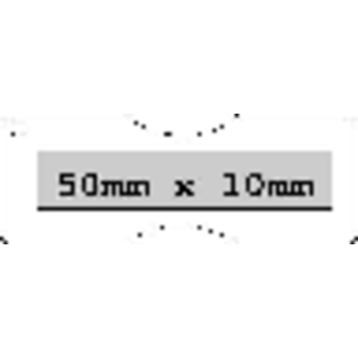 Schlüsselanhänger 'Reifenprofilmesser' , weiß, Kunststoff, 6,00cm x 0,40cm x 2,20cm (Länge x Höhe x Breite), Bild 3