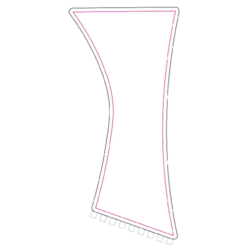 Eiskratzer 'Ergonomic' , trend-rot PS, Kunststoff, 19,20cm x 2,40cm x 9,30cm (Länge x Höhe x Breite), Bild 3
