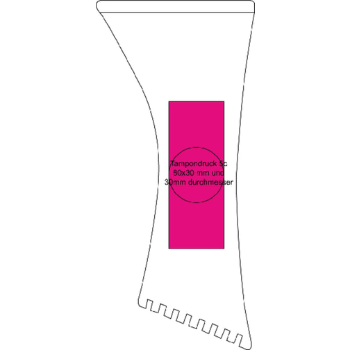 Eiskratzer 'Ergonomic' , trend-rot PS, Kunststoff, 19,20cm x 2,40cm x 9,30cm (Länge x Höhe x Breite), Bild 4
