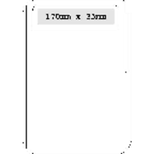 Schreibboard 'DIN A4 Color' , schwarz, Kunststoff, 34,00cm x 2,90cm x 24,00cm (Länge x Höhe x Breite), Bild 3
