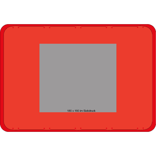 Tablett 'Bierkasten' , trend-orange PP, Kunststoff, 37,00cm x 1,60cm x 25,50cm (Länge x Höhe x Breite), Bild 2