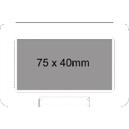 Notfall-Set 'Pflaster Box' , weiß, Kunststoff, 10,20cm x 1,10cm x 6,80cm (Länge x Höhe x Breite), Bild 2