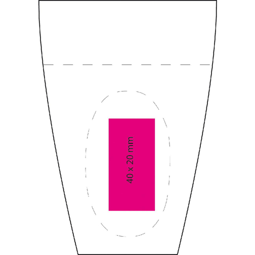 Trinkbecher 'Midi Cup' 0,3 L , transparent-milchig, Kunststoff, 10,50cm (Höhe), Bild 3