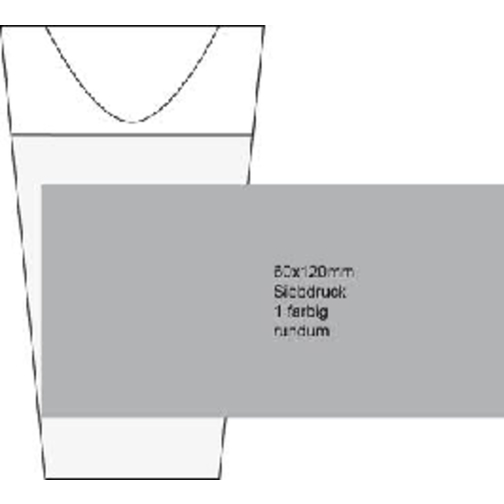 Trinkbecher 'Ergonomie' 0,2 L , transparent-milchig, Kunststoff, 11,80cm (Höhe), Bild 3