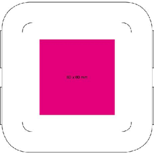 Vorratsdose 'Twin-Box' Mit Trennwand , weiß, Kunststoff, 16,00cm x 5,00cm x 16,00cm (Länge x Höhe x Breite), Bild 4