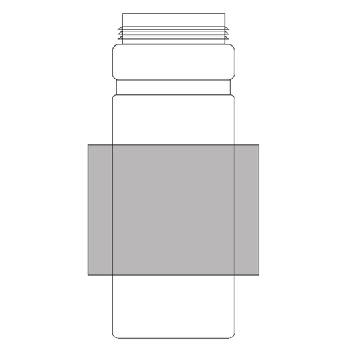 Trinkflasche 'Champion' 0,7 L , weiß, Kunststoff, 21,00cm (Höhe), Bild 4
