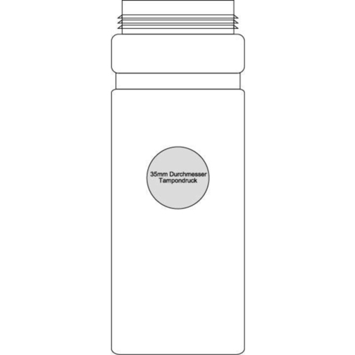 Trinkflasche 'Champion' 0,7 L , schwarz, Kunststoff, 21,00cm (Höhe), Bild 3