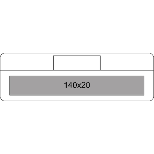 Vorratsdose 'Lunch-Box' , weiß, Kunststoff, 16,20cm x 5,00cm x 11,30cm (Länge x Höhe x Breite), Bild 5