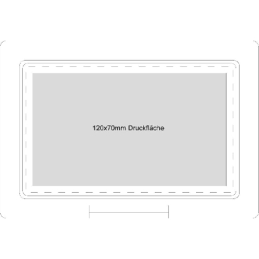 Vorratsdose 'Lunch-Box' , transparent-milchig, Kunststoff, 16,20cm x 5,00cm x 11,30cm (Länge x Höhe x Breite), Bild 3