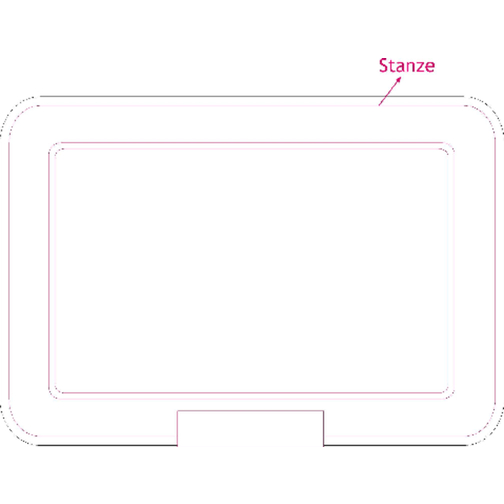 Vorratsdose 'Lunch-Box' , transparent-milchig, Kunststoff, 16,20cm x 5,00cm x 11,30cm (Länge x Höhe x Breite), Bild 6