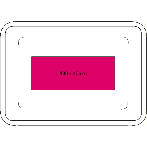 Vorratsdose 'Pausen-Box' , weiss, Kunststoff, 17,50cm x 6,90cm x 12,80cm (Länge x Höhe x Breite), Bild 3