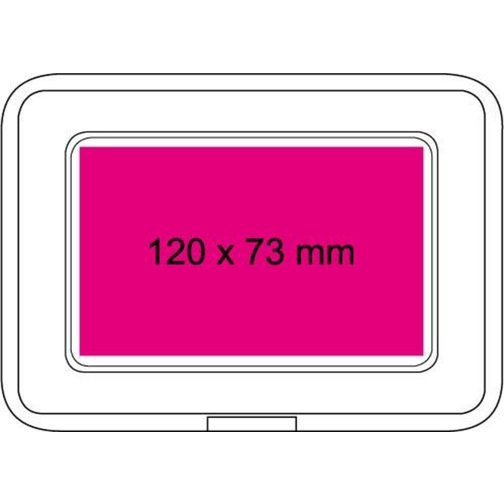Vorratsdose 'Pausen-Box' , standard-rot, Kunststoff, 17,50cm x 6,90cm x 12,80cm (Länge x Höhe x Breite), Bild 2