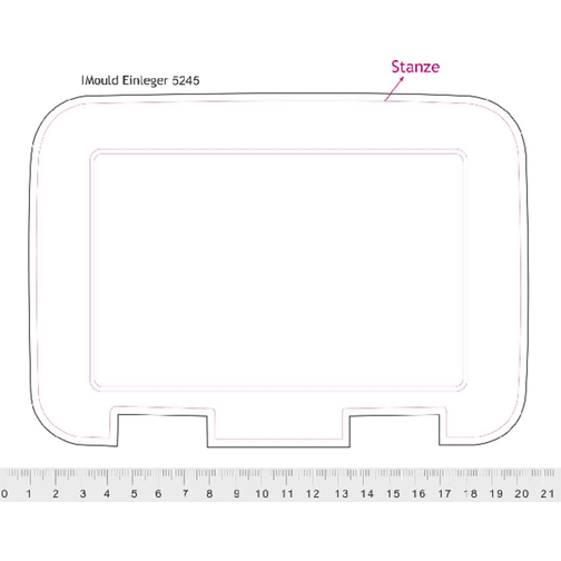 Vorratsdose 'Dinner-Box' , transparent, Kunststoff, 18,00cm x 6,50cm x 13,00cm (Länge x Höhe x Breite), Bild 5