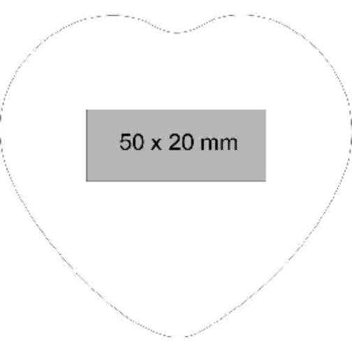 Deko-Dose 'Maxi-Herz' , weiß, Kunststoff, 10,80cm x 6,00cm x 10,00cm (Länge x Höhe x Breite), Bild 3