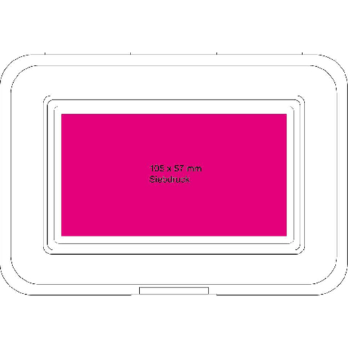 Vorratsdose 'School-Box' Junior , transparent-milchig, Kunststoff, 16,00cm x 4,10cm x 11,70cm (Länge x Höhe x Breite), Bild 3