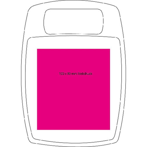 Vorratsdose 'Carry' , trend-rot PP, Kunststoff, 18,50cm x 5,30cm x 13,50cm (Länge x Höhe x Breite), Bild 2