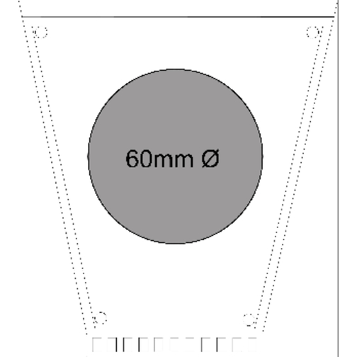 Eiskratzer 'Trapez' , weiss, Kunststoff, 12,30cm x 0,30cm x 11,00cm (Länge x Höhe x Breite), Bild 3