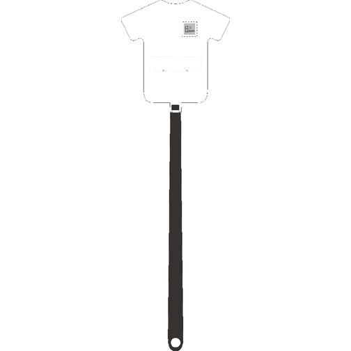 Fliegenklatsche 'Trikot' , weiss, Kunststoff, 37,20cm x 0,70cm x 11,50cm (Länge x Höhe x Breite), Bild 4