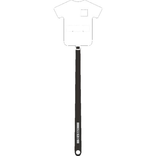 Fliegenklatsche 'Trikot' , weiß, Kunststoff, 37,20cm x 0,70cm x 11,50cm (Länge x Höhe x Breite), Bild 5