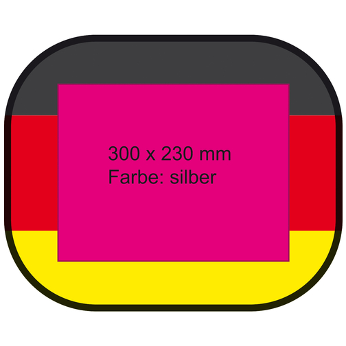 Schattenspender 'Nations' , Deutschland-Farben, Textil, 38,00cm x 44,50cm (Länge x Breite), Bild 4