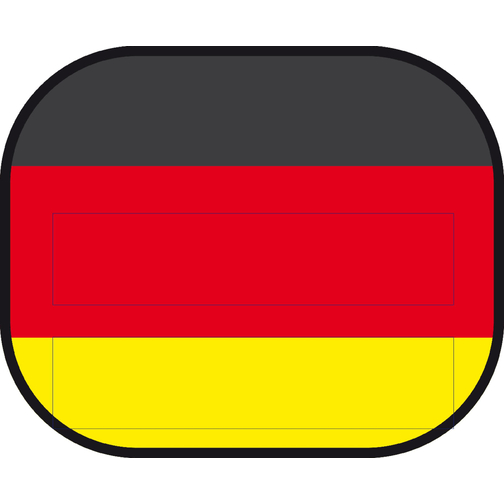 Schattenspender 'Nations' , Deutschland-Farben, Textil, 38,00cm x 44,50cm (Länge x Breite), Bild 6
