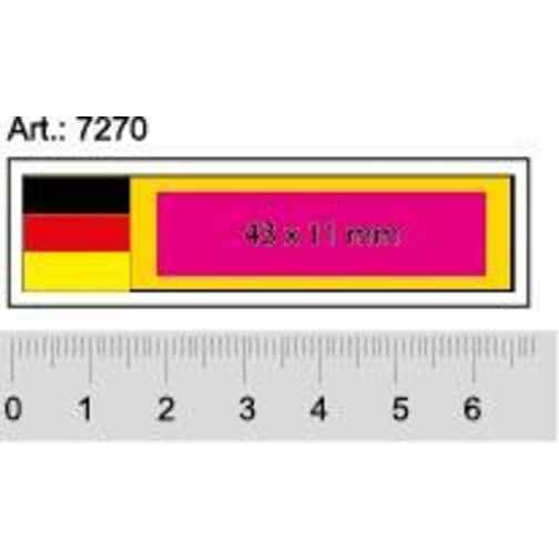 Fanschminke 'Deutschland' , Deutschland-Farben, Kunststoff, 6,50cm x 0,80cm x 1,50cm (Länge x Höhe x Breite), Bild 3