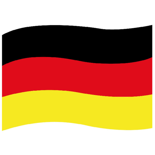 Automagnet 'Flagge' Mittel , Deutschland-Farben, Metall, 15,00cm x 0,10cm x 21,00cm (Länge x Höhe x Breite), Bild 3