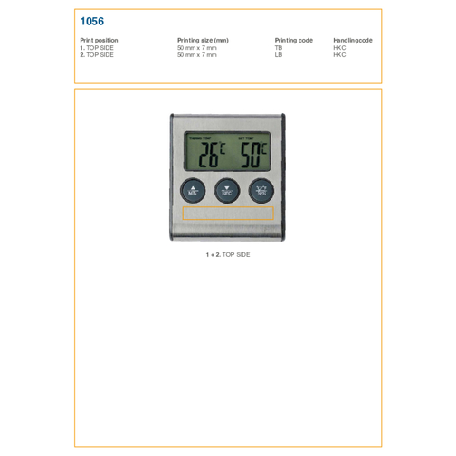 Minuteur et thermomètre de cuisson digital, Image 4