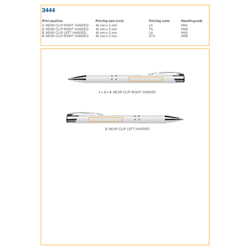 Kugelschreiber Aus Aluminium Albacete , weiß, ABS, Aluminium, Plastik, Stahl, , Bild 5