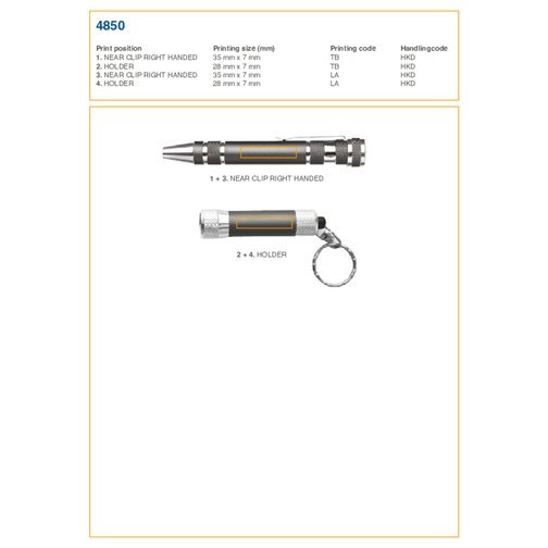 Werkzeug-Set Aus Metall Frazer , grau, Aluminium, Karton, EVA, 10,80cm (Höhe), Bild 4