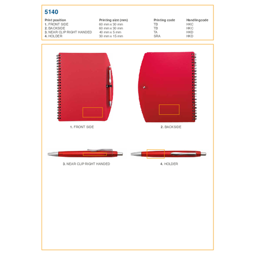 Notizbuch Aus Kunststoff Solana , orange, Metall, Papier, PP 0.7mm, 21,00cm x 0,70cm x 17,50cm (Länge x Höhe x Breite), Bild 2