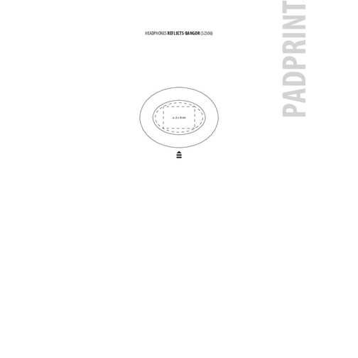 Kopfhörer REEVES-BANGOR , Reeves, rot/weiß, Kunststoff, PVC, Silikon, 65,00cm x 21,00cm x 50,00cm (Länge x Höhe x Breite), Bild 2