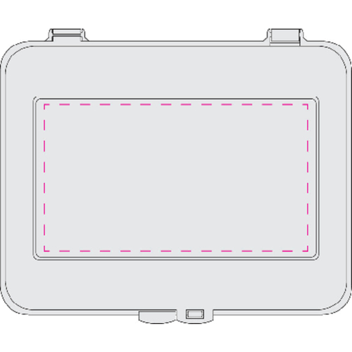 Bio-Vorratsdose 'Switch' , schiefer, Kunststoff, 14,50cm x 5,00cm x 12,50cm (Länge x Höhe x Breite), Bild 2