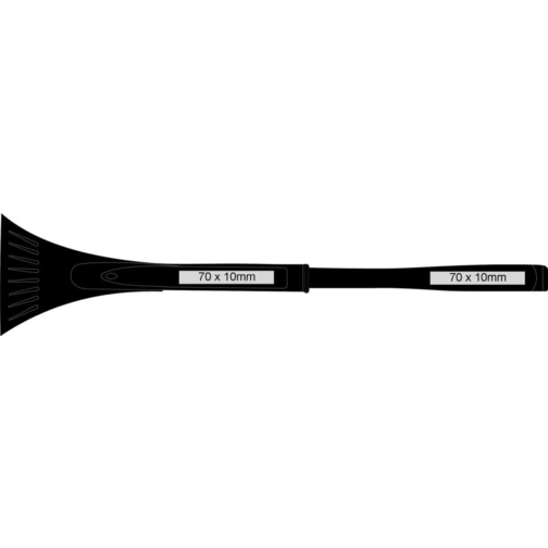 Eiskratzer 'Bi-Part' , schwarz, Kunststoff, 40,50cm x 10,00cm x 9,00cm (Länge x Höhe x Breite), Bild 2