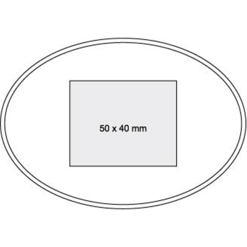 Gel-Wärmekissen 'Oval', Groß , transparent, Kunststoff, 11,00cm x 1,00cm x 8,00cm (Länge x Höhe x Breite), Bild 2